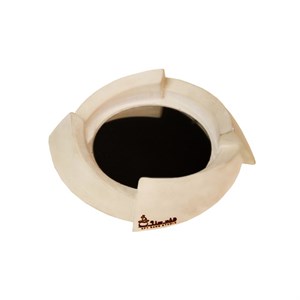 زیر سیگاری سنگی هفت سنگ مدل حان وین رنگ کرم (pcigw01)
