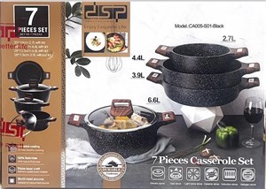 سرویس قابلمه و تابه 7 پارچه دی اس پی مدل CA005-S01