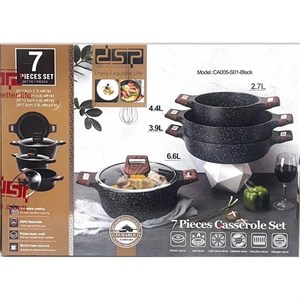 سرویس قابلمه و تابه 7 پارچه دی اس پی مدل CA005-S01