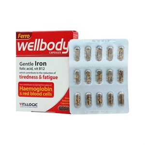 کپسول فرو ول بادی (Ferro Wellbody) ویتالوژیک 30 عددی