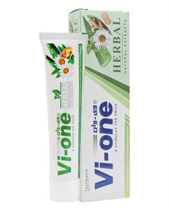 خمیر دندان گیاهی بابونه و زنجبیل وی وان Vi-one مدل Herbal