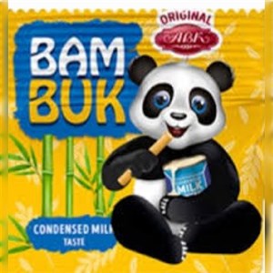 بیسکویت رولی با طعم شیر عسلی 200 گرمی بام بوک bumbuk