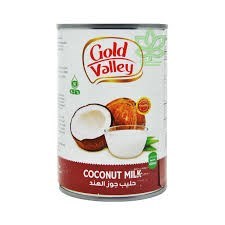 شیر نارگیل بدون شکر 400 میل گلد ولی – gold valley کارتن 24 تایی