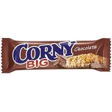 پروتئین بار رژیمی کورنی آلمان با طعم شکلات شیری (50 گرم) corny بسته 24 تایی