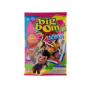 بیگ بوم آبنبات چوبی مدل مدرسه میکس بسته 48 عددیBigBom