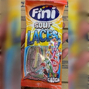 پاستیل ترش رشته‌ای 85 گرمی فینی Fini Sour Laces Jelly 85 g