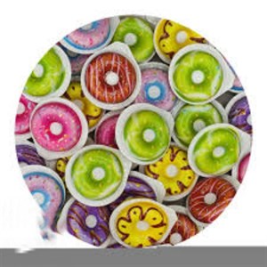 پاستیل مارشمالو دونات رنگی Donut باکس 30 عددی