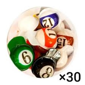 مارشمالو  توپی بیلیارد پک 30 عددی
