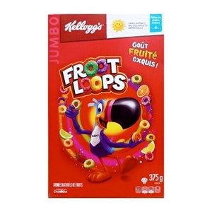 کورن فلکس میوه ای فروت لوپس کلاگز (375 گرم)  kelloggs