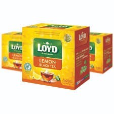 چای لهستانی لوید Loyd Cranberry & ginger چای سیاه لیمویی بسته 20 عددی