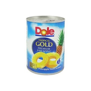 کمپوت آناناس دول اصلی حلقه ای (567 گرم) Dole gold