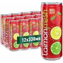 نوشیدنی آبمیوه انواع توت و لیمو لایمون فرش بسته ی ۱۲ عددی (۲۵۰ میل) laimon fresh