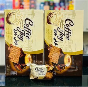 بیسکویت با طعم قهوه کوفی جوی - 45 گرم بسته 18 عددی Coffee joy
