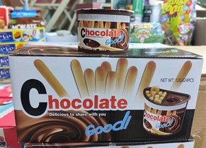 شکلات همراه با بیسکوییت chocolate good طرح نوتلا گو