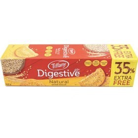 بیسکویت دایجستیو اورجینال تیفانی 250 گرم TIFFANY مدل Digestive Natural Wheat Biscuit کارتن 12 تایی