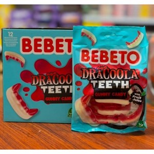 پاستیل ببتو دندونی ترکیه باکس 12 عددی  bebeto