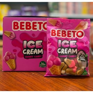 پاستیل ببتو بستنی باکس 12 عددی  bebeto