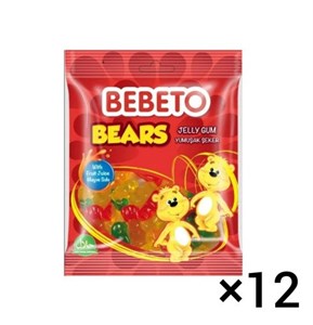 پاستیل ببتو خرسی ترکیه باکس 12 عددی  bebeto