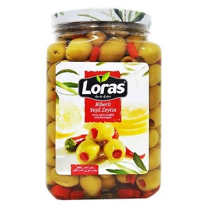 زیتون سبز لوراس با هسته 10 کیلویی  Loras Green Olive