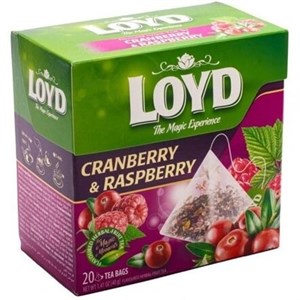 چای زغال اخته و تمشک لوید 40 گرم Loyd کپی
