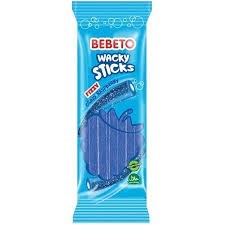 پاستیل ترش لوله ای تمشک آبی شکری ببتو ترکیه BEBETO
