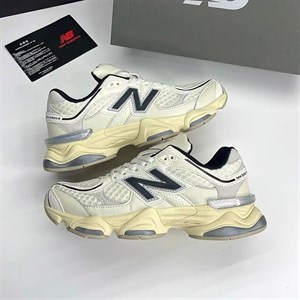 کتانی نیوبالانس 9060 کرم مشکی New Balance 9060 Cream Black
