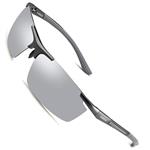 SOXICK Polarized Sunglasses for Men Women - Adjustable Metal Frame Driving Glassses
