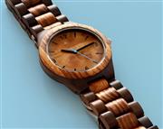 Zebra Wood Watch - Custom Engraved Wooden Watch, Mens Wood Watch, Wrist Watch, Gifts for Him, Fathers Gift, Boyfriend Gift