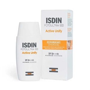کرم ضدآفتاب بدون رنگ ایزدین SPF50 مدل FOTOULTRA 100 ACTIVE UNIFY مناسب انواع پوست، حجم 50 میلی‌لیتر