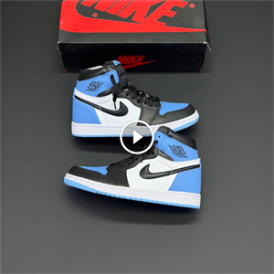 کفش نایک ایر جردن وان رترو ساق‌دار مشکی آبی Nike Air Jordan 1 Retro High Black Blue