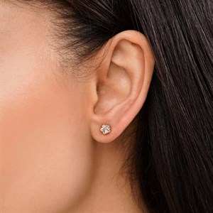 گوشواره میخی فلاور استلا ژوپینگ