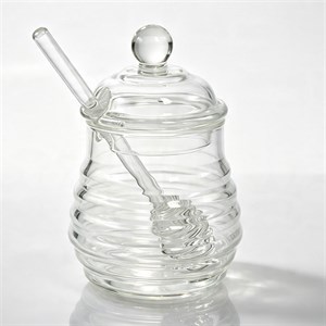 ظرف عسل پیرکس خمره ای 300 میل