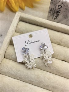 گوشواره رمانه شکوفه گل‌و کریستال
