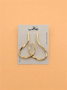 گوشواره دفرمه طلایی