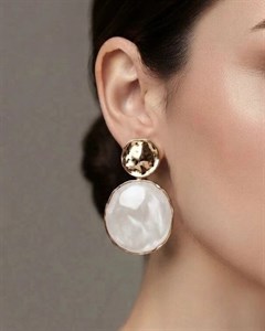 گوشواره میخی میناکاری فشن