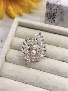 گل سینه سفید برگ نگین مروارید کد mah094