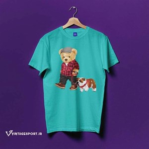 تیشرت تدی طرح تدی و سگش