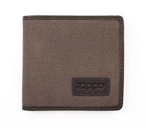 Zippo Men's Leather Accessories Coin Pouch, 11 cm, Mocha & Grey 