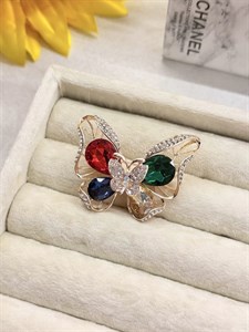 گل سینه پروانه چندرنگ کد mah0142