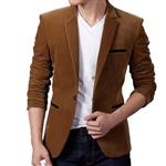 CMrtew ❤️Men's Fashion Autumn Winter Casual Corduroy Slim Long Sleeve Coat Suit Jacket Blazer Top