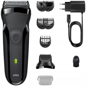 ریش تراش و ماشین اصلاح براون Braun مدل 300BT با 5 شانه