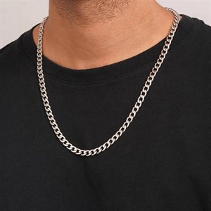 زنجیر کارتیر سفید 7 میل استیل
