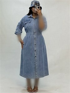 پیراهن ماکسی جین 5187 پیک
