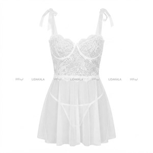 لباس خواب فنردار رنگ سفید برند آی تن کد 4097