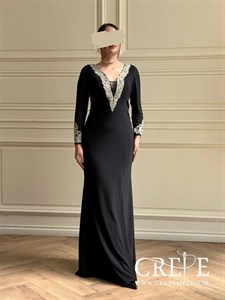 ماکسی سایز بزرگ یقه سنگدوزی درسا