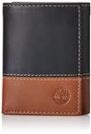 Timberland Mens Leather Trifold Wallet With ID Window