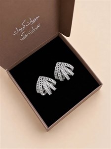 گوشواره جواهری چند حلقه