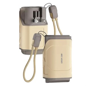 پاوربانک فست و شارژر دیواری تراول ایکس گرین لاین مدل GL-PX20 ظرفیت ۱۰۰۰۰ میلی آمپر ساعت
