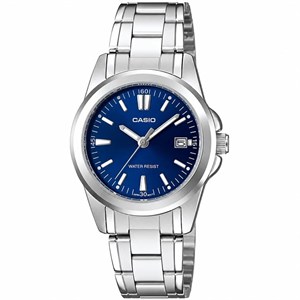 ساعت مچی زنانه کاسیو Casio مدل LTP-1215A-2A2 صفحه آبی