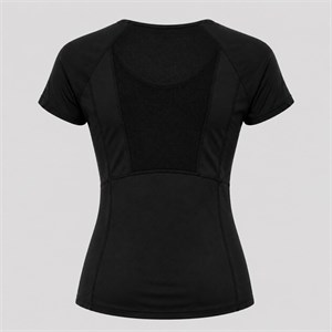 تیشرت ورزشی زنانه اسپاندکس پشت توری (6408)
